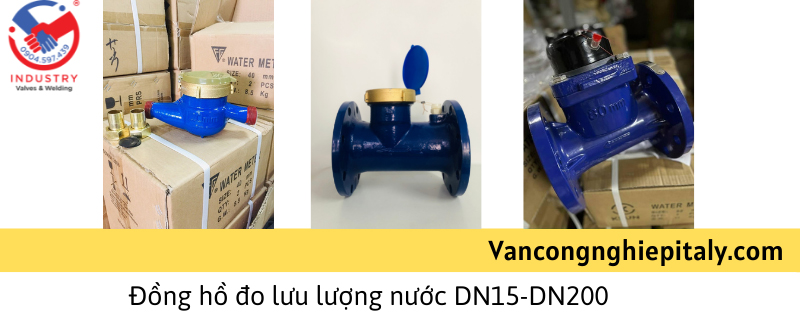 đồng hồ đo nước lạnh giá rẻ dn100