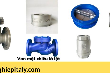 van một chiều lá lật inox