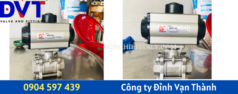 van bi điều khiển khí nén