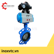 van bướm vi sinh điều khiển khí nén