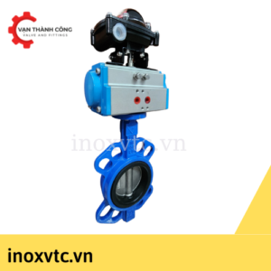 van bướm vi sinh điều khiển khí nén