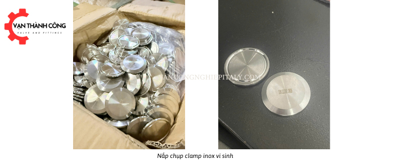 nắp clamp mù inox vi sinh