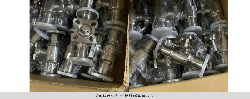 van bi clamp khí nén