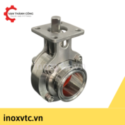 van bướm inox vi sinh điều khiển bằng khí nén