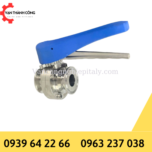 van bướm vi sinh tay kẹp clamp