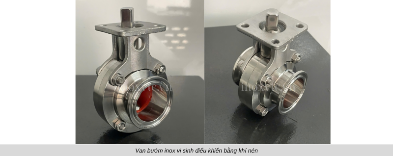 cách chọn van bướm vi sinh điểu khiển khí nén đúng