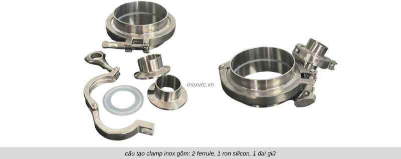 clamp inox vi sinh