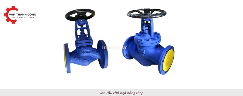 van cầu chữ ngã bằng thép-GS-C25