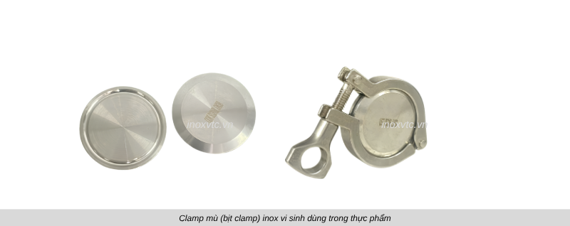 nắp bịt clamp vi sinh