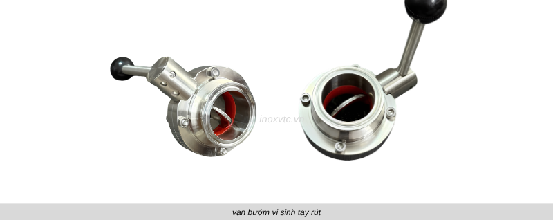 van bướm vi sinh kẹp clamp