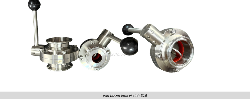 cách chọn mua van bướm vi sinh tay rút