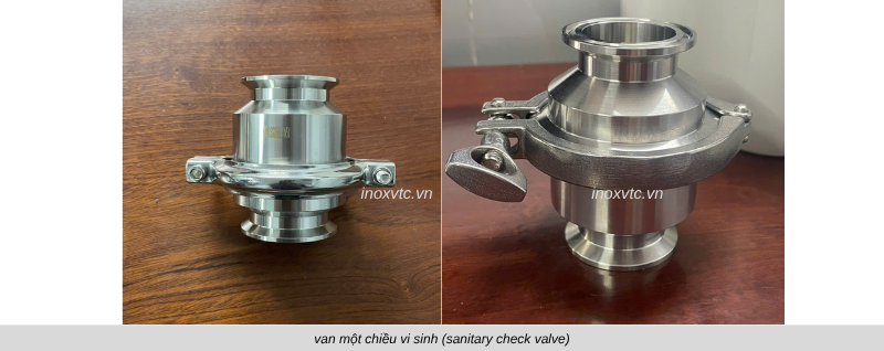 van một chiều vi sinh kẹp clamp